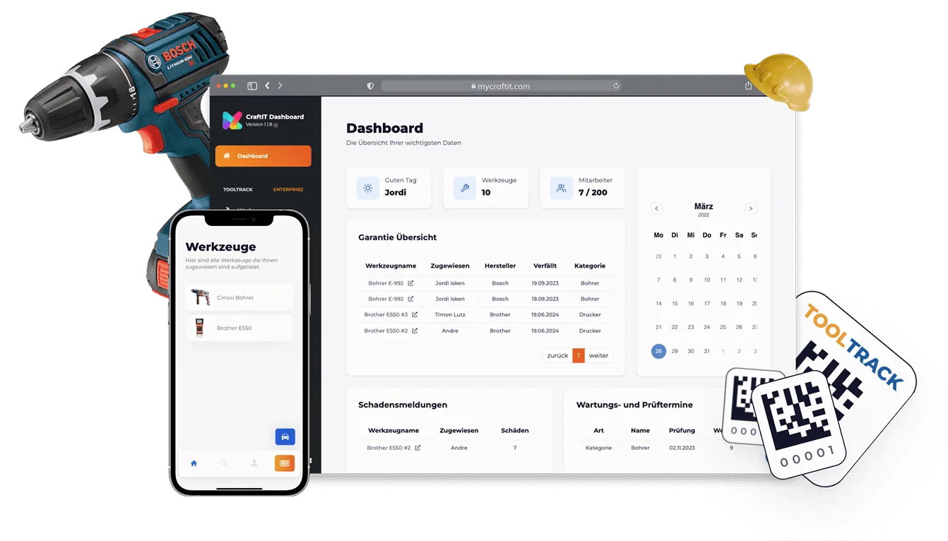 CraftIT Dashboard